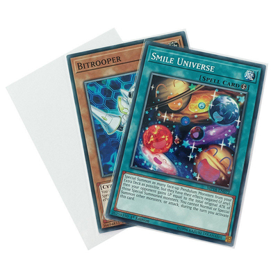 थोक Yugioh पॉलीप्रोपाइलीन कार्ड स्लीव 61x88mm ट्रेडिंग कार्ड स्लीव वाटरप्रूफ