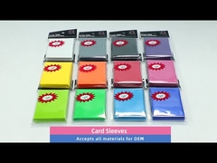 हाई क्वालिटी गेम कार्ड स्लीव्स MTG स्टैंडर्ड साइज 66x91mm कस्टम मैट कलर ट्रेडिंग कार्ड स्लीव्स