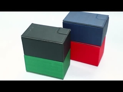 शॉकप्रूफ डेक कार्ड बॉक्स डिवाइडर पु ​​चमड़ा डेक केस मध्यम आकार