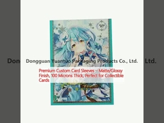 प्रीमियम कस्टम कार्ड स्लीव्स मैट/ग्लॉसी फिनिश, 100 माइक्रोन मोटी, संग्रहणीय कार्ड के लिए एकदम सही