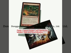 आधुनिक शैली और वैयक्तिकरण के लिए प्लास्टिक कस्टम मुद्रित कार्ड आस्तीन