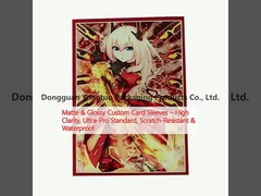 मैट और चमकदार कस्टम कार्ड स्लीव्स उच्च स्पष्टता, अल्ट्रा-प्रो मानक, खरोंच प्रतिरोधी और जलरोधी